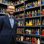 레고 브릭 가격 계산법 - **Prompt 1: A Collector's Prized LEGO Collection**
    "An adult collector, dressed in smart casual ...